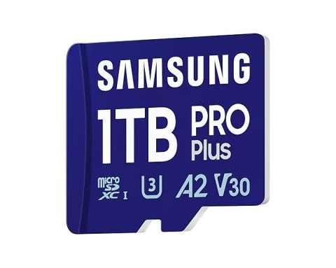 Karta pamięci MB-MD1T0SB/WW 1TB PRO Plus mSD + czytnik Samsung Karta pamięci MB-MD1T0SB/WW 1TB PRO Plus mSD + czytnik Samsung