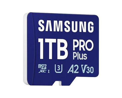 Karta pamięci MB-MD1T0SB/WW 1TB PRO Plus mSD + czytnik Samsung Karta pamięci MB-MD1T0SB/WW 1TB PRO Plus mSD + czytnik Samsung
