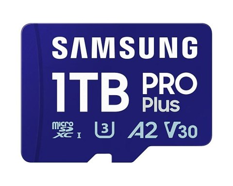 Karta pamięci MB-MD1T0SB/WW 1TB PRO Plus mSD + czytnik Samsung Karta pamięci MB-MD1T0SB/WW 1TB PRO Plus mSD + czytnik Samsung