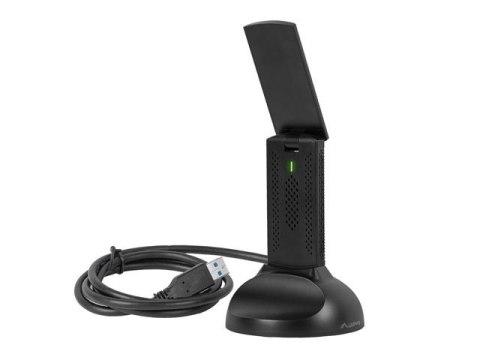 Karta sieciowa bezprzewodowa WIFI NC-3000-WI USB 3.0 AX3000 TRI-BAND 2 wewnętrzne anteny Lanberg