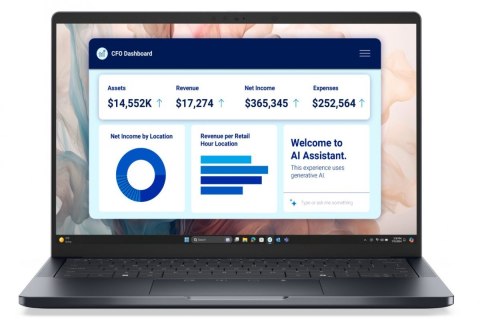Laptop Dell Pro 14 Premium PA14250 W11P Ultra 7 268V/32GB/512GB SSD G4/14.0 FHD+/Arc/FgrPr/Cams&Mic/WWAN Ready+BT/BcklKb/3C/vPro