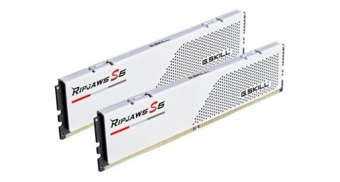 PC DDR5 32GB (2x16GB) Ripjaws S5 5200MHz CL40 XMP3 Biały G.SKILL PC DDR5 32GB (2x16GB) Ripjaws S5 5200MHz CL40 XMP3 Biały G.SKILL