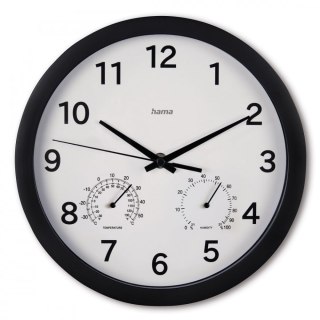 Zegar ścienny Malta 25cm Czarny Hama