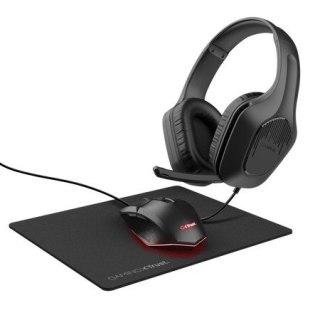 Zestaw GXT 790 3-in-1 Gaming - słuchawki, mysz, podkładka czarny Trust