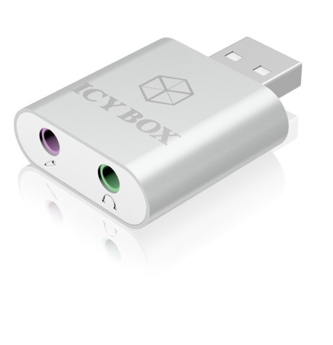 Adapter IB-AC527 USB na Audio IcyBox Adapter IB-AC527 USB na Audio IcyBox