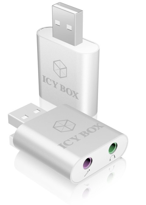 Adapter IB-AC527 USB na Audio IcyBox Adapter IB-AC527 USB na Audio IcyBox
