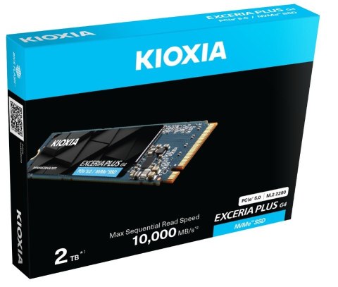 Dysk SSD Exceria Plus G4 2TB PCIe Gen5x4 10000/8200 Kioxia Dysk SSD Exceria Plus G4 2TB PCIe Gen5x4 10000/8200 Kioxia