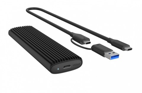 Obudowa IB-1808MCT-CU31 M.2 NVMe/SATA M.2 SSD, USB 3.1 ( Gen 2 )M-Key IcyBox Obudowa IB-1808MCT-CU31 M.2 NVMe/SATA M.2 SSD, USB 3.1 ( Gen 2 )M-Key IcyBox