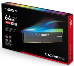Pamięć DDR5 XPOWER Storm RGB 64GB/6000 2*32GB CL38 szara Silicon Power