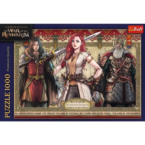 Puzzle 1000 elementów Władca Pierścieni Wojna Rohirrimów