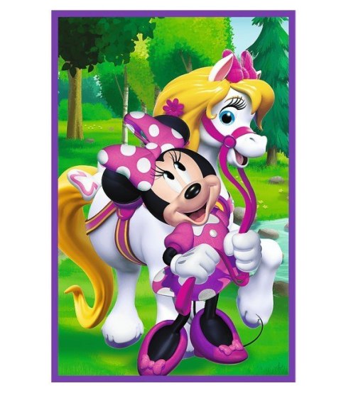 Puzzle 3x80 elementów Minnie i przyjaciele