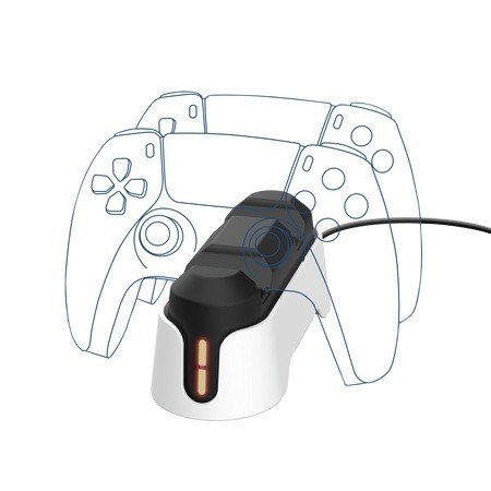 Stacja ładująca GXT228 2xPAD PS5 Czarno-biała Trust