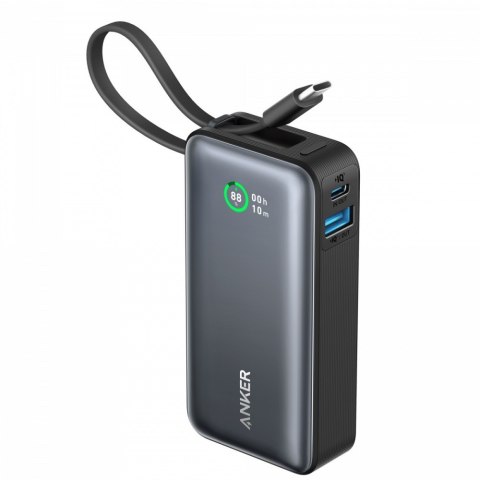 Powerbank 545 NANO 30W 10000mAh z wbudowanym kablem USB-C, czarny