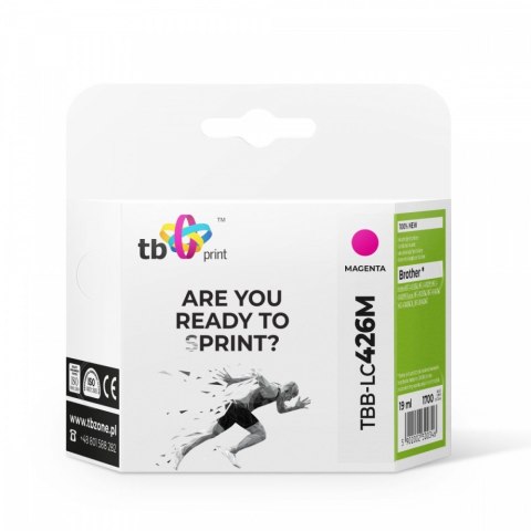 Tusz do Brother MFC-J4540DW TBB-LC426M 100% nowy magenta TB Print