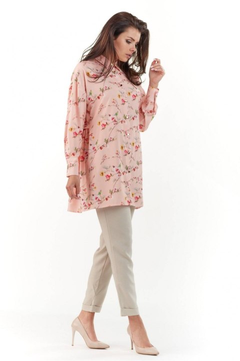 Koszula Damska Model M162 Pink - Infinite You Koszula Damska Model M162 Pink - Infinite You