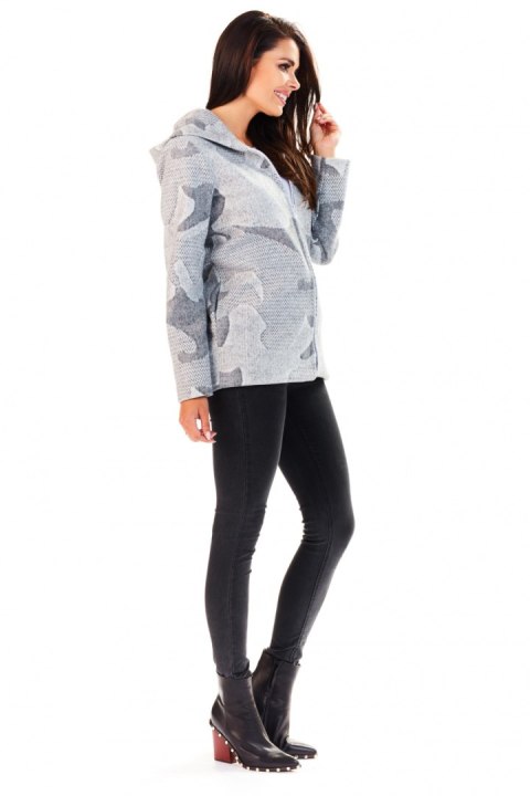 Kurtka Damska Model M144 Grey - Infinite You Kurtka Damska Model M144 Grey - Infinite You