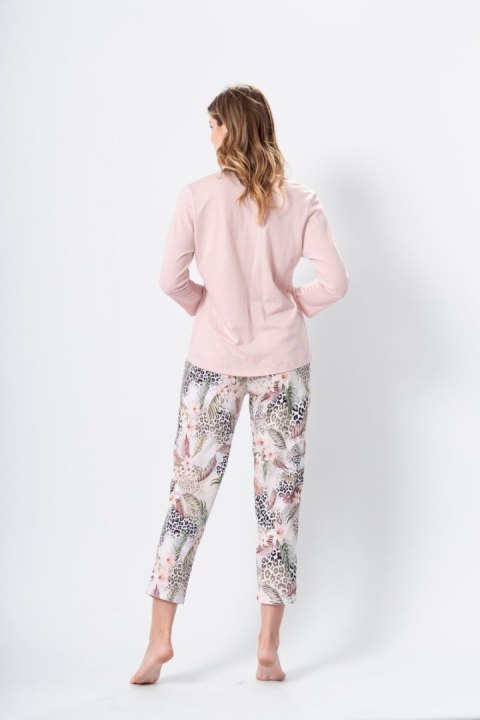 Piżama Damska Model Cecylia 1345 Light Pink - M-Max Piżama Damska Model Cecylia 1345 Light Pink - M-Max