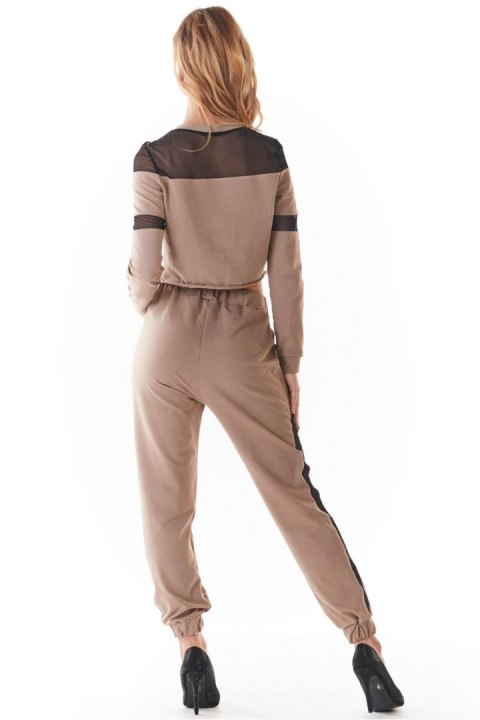 Spodnie Dresowe Model M238 Beige - Infinite You Spodnie Dresowe Model M238 Beige - Infinite You