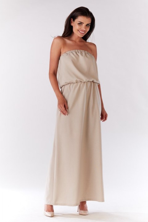 Sukienka Model M135 Beige - Infinite You Sukienka Model M135 Beige - Infinite You