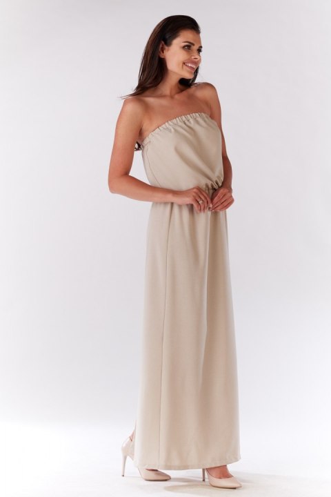 Sukienka Model M135 Beige - Infinite You Sukienka Model M135 Beige - Infinite You