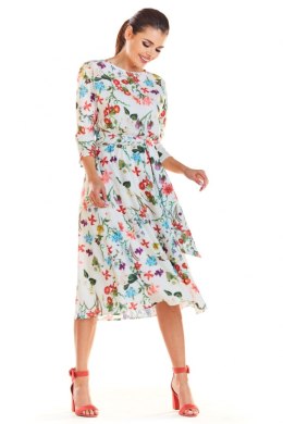 Sukienka Model M192 Flowers Ecru - Infinite You