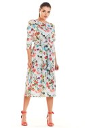 Sukienka Model M192 Flowers Ecru - Infinite You