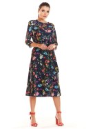 Sukienka Model M192 Flowers Navy - Infinite You