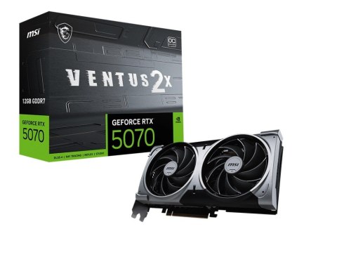 Karta graficzna GeForce RTX 5070 12G VENTUS 2X OC GDDR7 192bit HDMI/3DP MSI