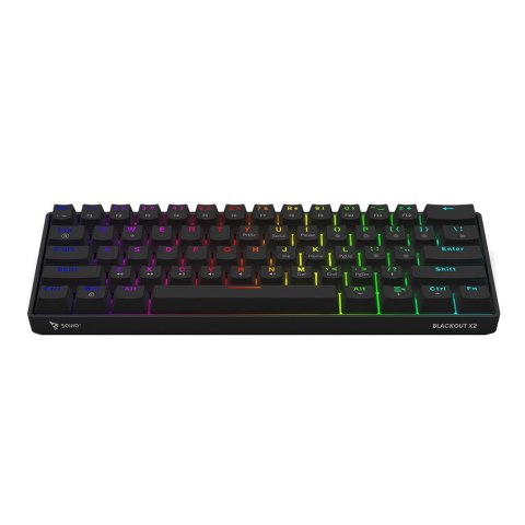 Klawiatura mechaniczna BLACKOUT X2 OUTEMU Red, Hot Swap Savio