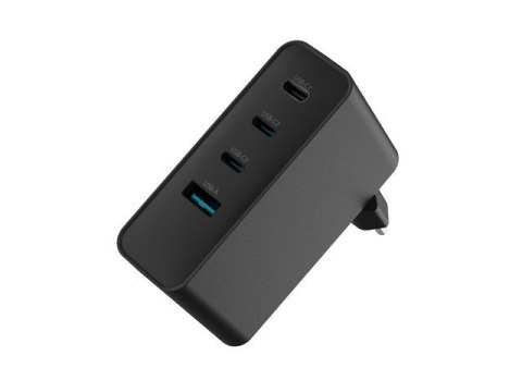 Ładowarka sieciowa Ribera GAN 3xUSB-C + 1x USB-A 100W czarna Natec Ładowarka sieciowa Ribera GAN 3xUSB-C + 1x USB-A 100W czarna Natec