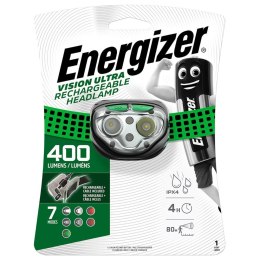 Latarka czołowa VISION ULTRA 400 lumenów 15h pracy na baterii Energizer