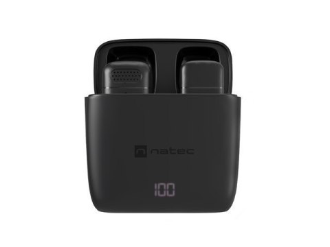 Mikrofon HOPPER krawatowy bezprzewodowy USB-C Natec Mikrofon HOPPER krawatowy bezprzewodowy USB-C Natec