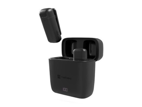 Mikrofon HOPPER krawatowy bezprzewodowy USB-C Natec Mikrofon HOPPER krawatowy bezprzewodowy USB-C Natec