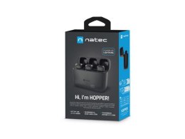 Mikrofon HOPPER krawatowy bezprzewodowy lightning 2 sztuki Natec