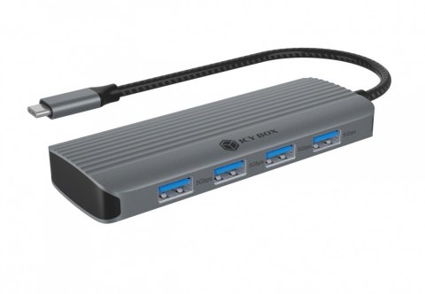 Stacja dokująca IB-DK4022a-CPD 6w1, HDMI,USB,PD