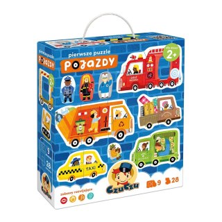Układanka Pierwsze puzzle - Pojazdy CzuCzu