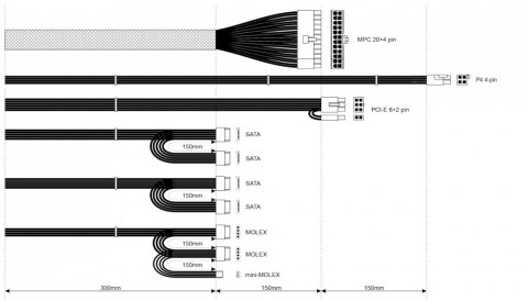 Zasilacz ATX AK-B1-600 600W AKYGA Zasilacz ATX AK-B1-600 600W AKYGA
