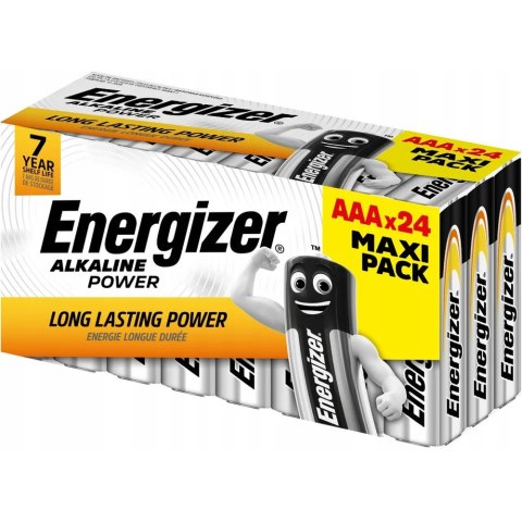 Baterie alkaliczne LR03/AAA BOX 24szt. Energizer Baterie alkaliczne LR03/AAA BOX 24szt. Energizer