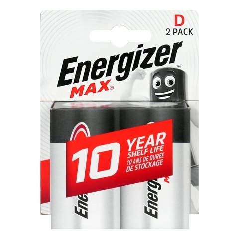 Baterie alkaliczne LR20/D blister 2szt. ENERGIZER MAX Energizer Baterie alkaliczne LR20/D blister 2szt. ENERGIZER MAX Energizer