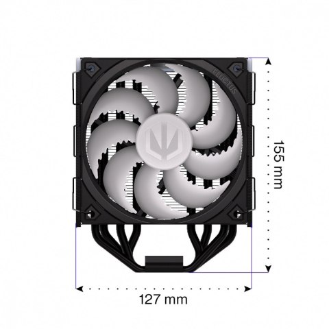 Chłodzenie procesora Fera 5 Black ARGB EY3A012 Endorfy Chłodzenie procesora Fera 5 Black ARGB EY3A012 Endorfy