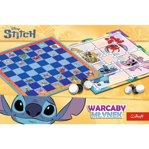 Gra Warcaby i Młynek Lilo i Stitch Trefl