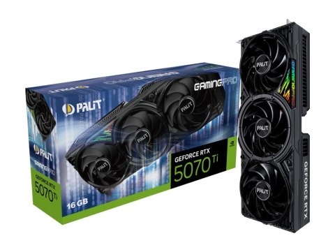Karta graficzna RTX 5070 Ti GAMING PRO 16GB GDDR7 256bit Palit Karta graficzna RTX 5070 Ti GAMING PRO 16GB GDDR7 256bit Palit