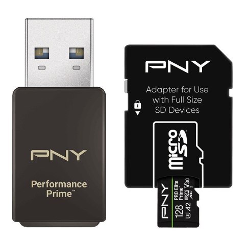 Karta pamięci microSDXC Elite Prime 128GB + adapter SD + czytnik USB-A