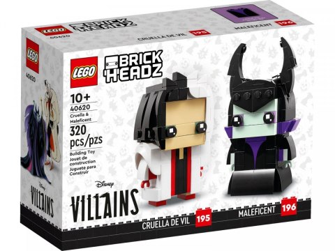 Klocki BrickHeadz 40620 Cruella i Diabolina LEGO