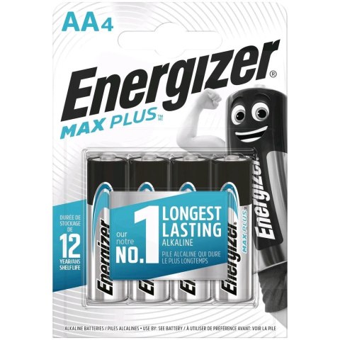 Baterie alkaliczneLR6/AA blister 4szt. ENERGIZER MAX PLUS Energizer Baterie alkaliczneLR6/AA blister 4szt. ENERGIZER MAX PLUS Energizer