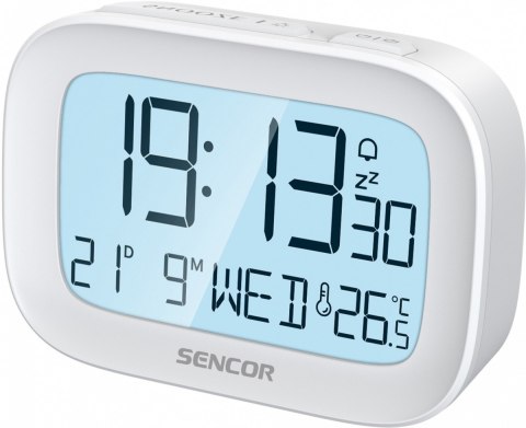 Budzik z termometrem, Zegar sterowany radiem DCF77 Sencor