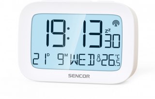 Budzik z termometrem, Zegar sterowany radiem DCF77 Sencor