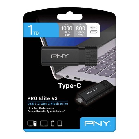 Pendrive 1TB ProElite V3 USB-C 3.2 PNY