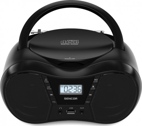 Radioodtwarzacz CD SPT 2300 BK CD/MP3/USB/BT Radio FM Sencor Radioodtwarzacz CD SPT 2300 BK CD/MP3/USB/BT Radio FM Sencor
