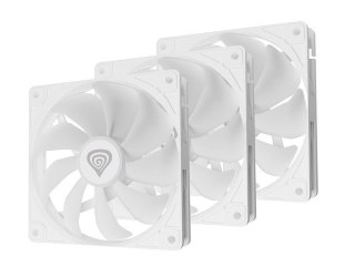 Zestaw 3 wentylatorów Genesis OXAL 120 ARGB biały